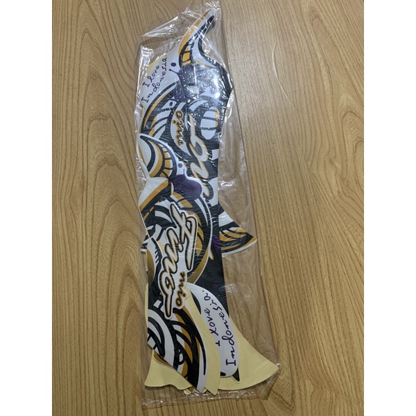 STIKER STRIPING FINO CARBU MOTIF BATIK INDONESIA PUTIH