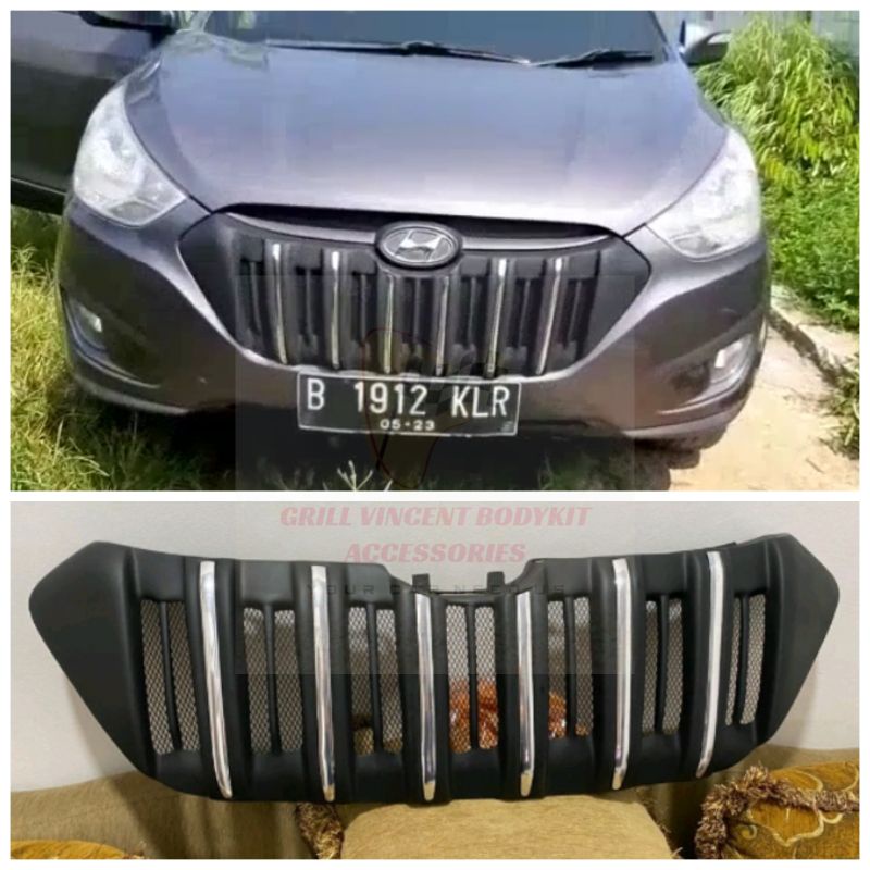 Grill Apollo Hyundai Tucson 2009 2010 2011 2012 2013 2014 Gen2 model Prado Gril