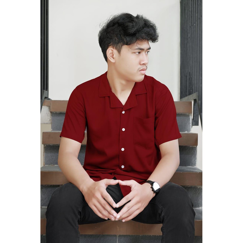 Kemeja kra Piyama Casual Pria   Merk Ilefen tuelef #IL.006