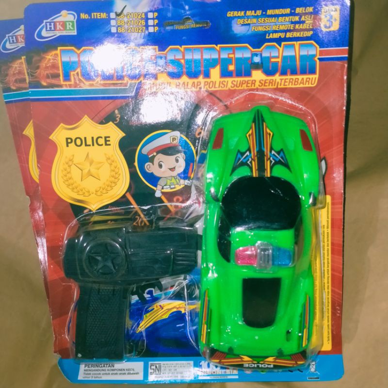 free batrai mainan mobil remot kabel polisi multiwarna/mainan rc polisi kabel/mainan mobil rc anak