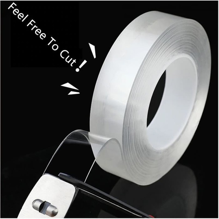 

Nano Tape 5 Meter Reuseable Digunakan Kembali Magic Double Tape Top