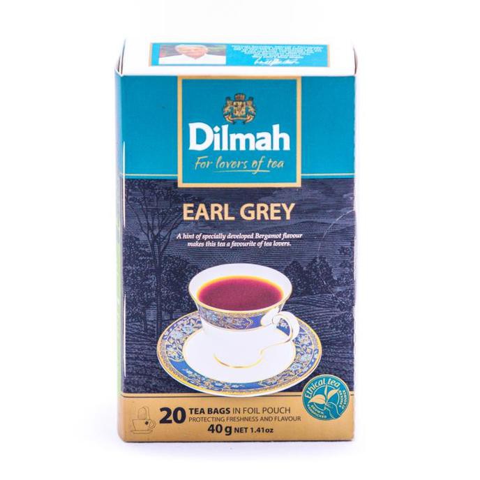 

Teh Dilmah No Envelope 20 sachet Earlgrey EKSLUSIF