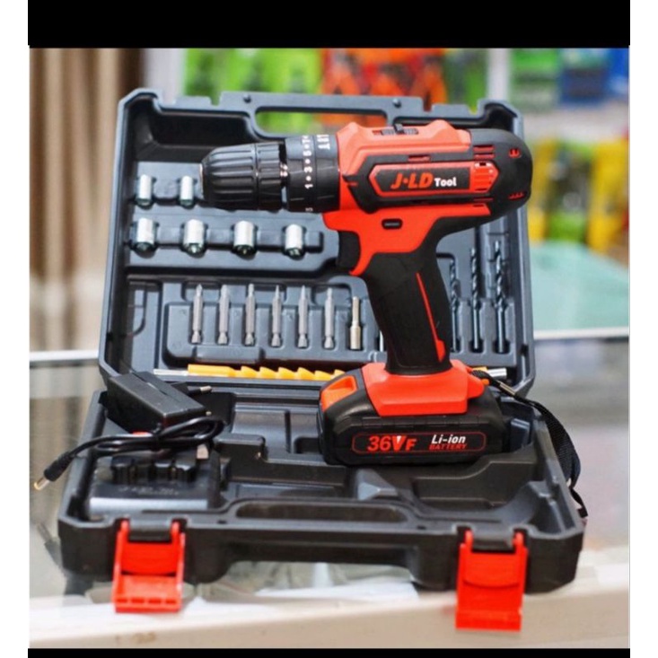 BOR CORDLESS 36VOLT JLD 10MM BOR BATERAI