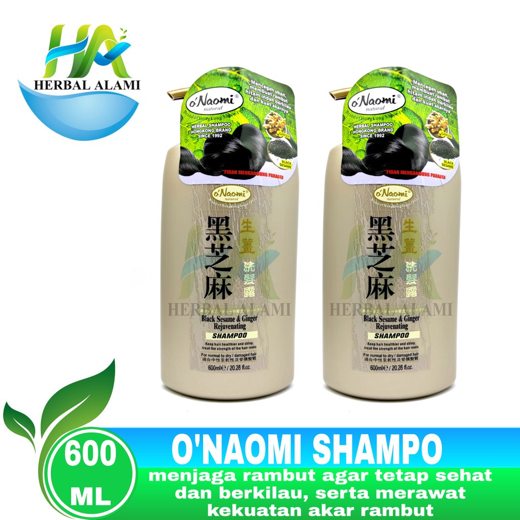 O'Naomi Natural Herbal Shampo Hongkong Brand 600ml