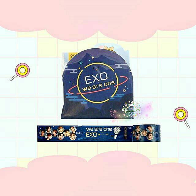 EXO WE ARE ONE MASKING TAPE