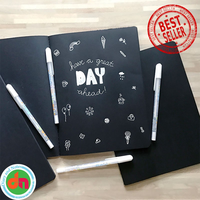 

Buku Notebook Polos Paper Plain Notebook Warna Hitam