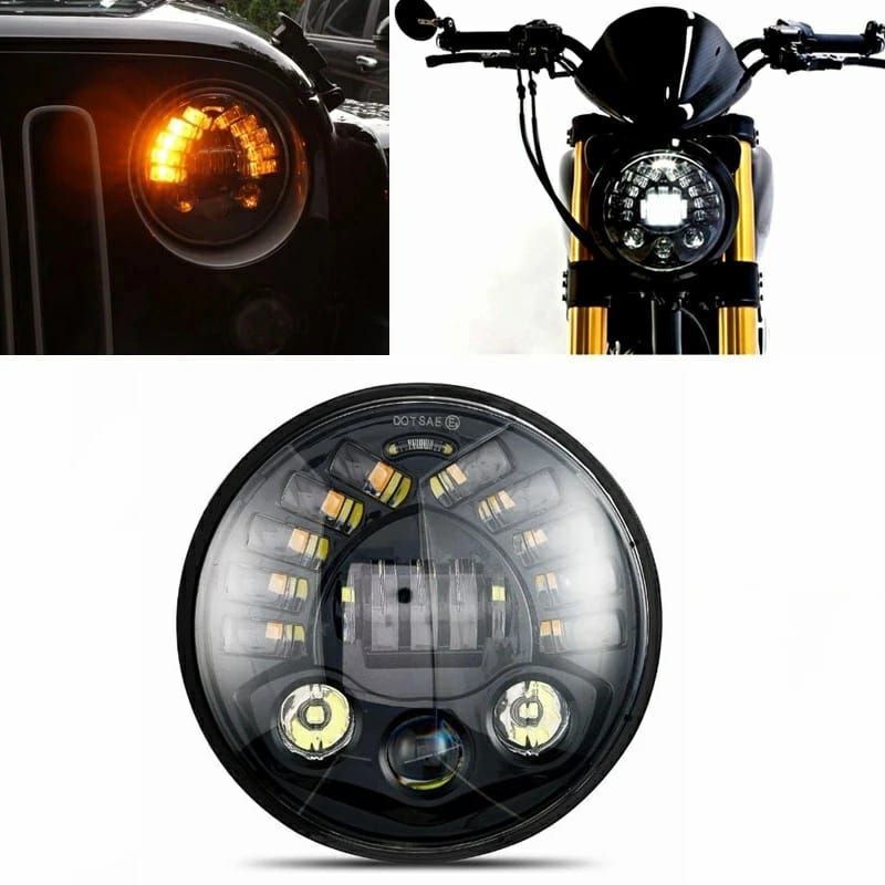 Lampu Daymaker Harley Predator 19 LED Motor Mobil Universal