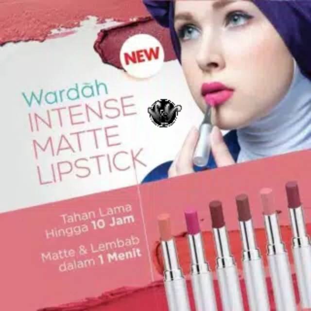 WARDAH INTENSE MATTE LIPSTICK/WARDAH/MATTE LIPSTIK/LIPSTIK WARDAH/KOSMETIK WARDAH /KOSMETIK /MAKEUP