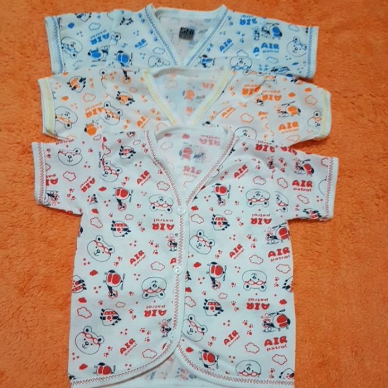 Baju Baby bis putih Fullprint