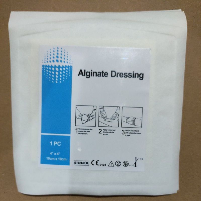 1 pcs Alginate Dressing 10cm x 10cm perawatan luka modern