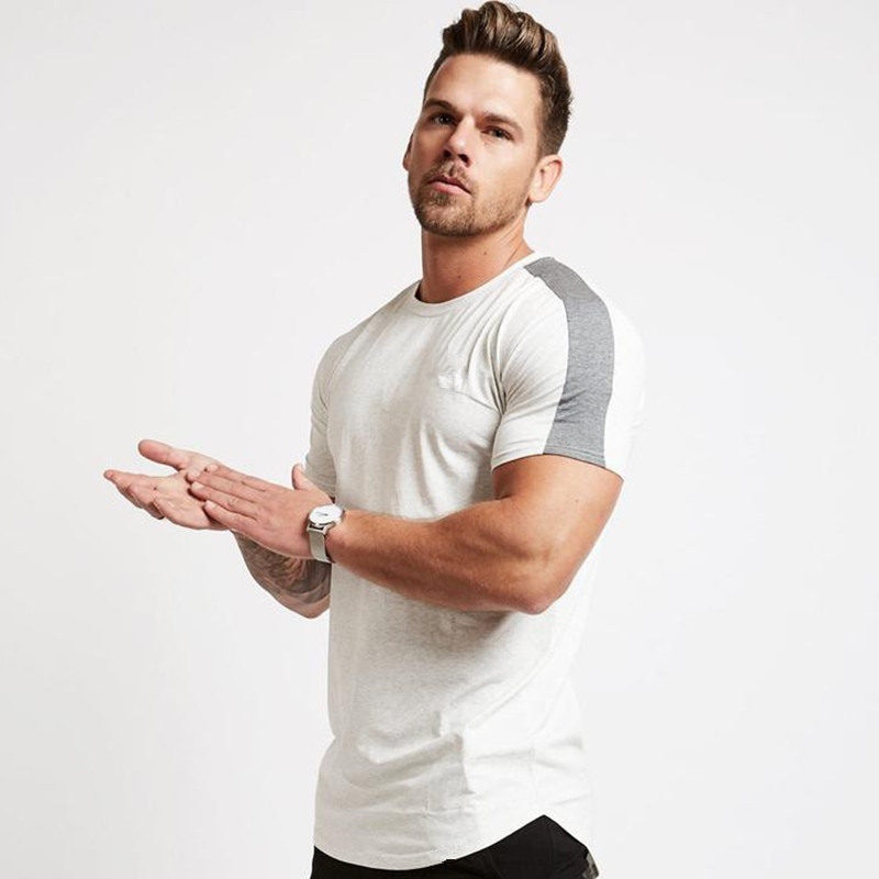 PREORDER 2021 Sport Tshirt Men Gym T Shirt Quick Dry Fit Running Shirt Man Training Fitness T-shirt 