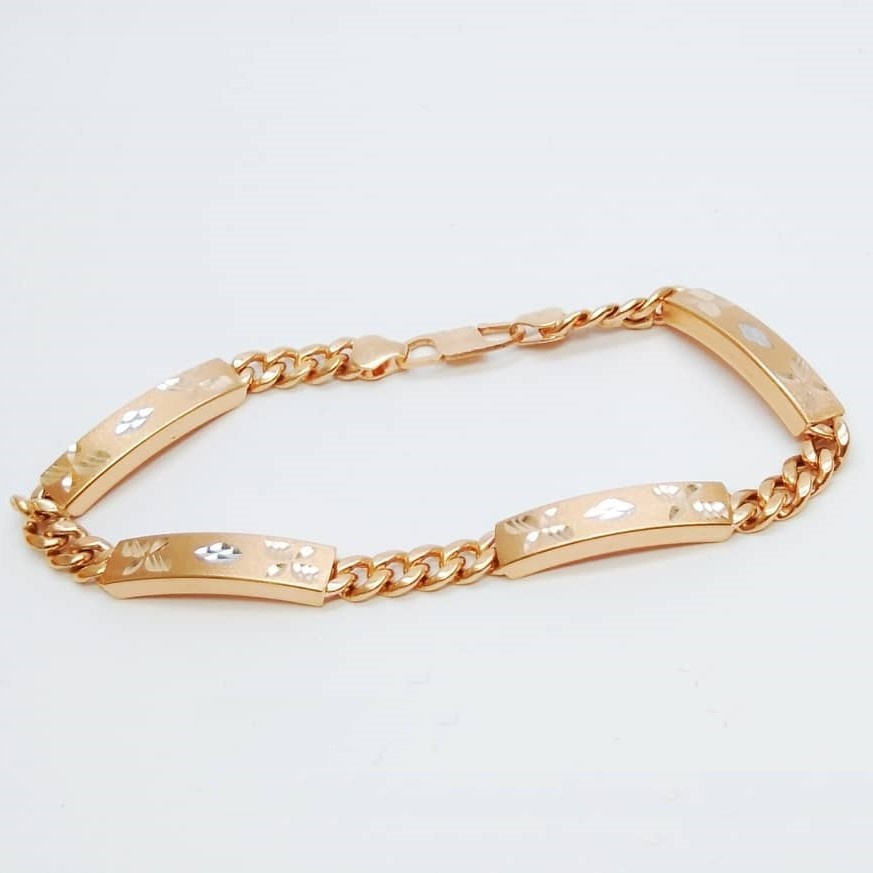 Gelang Emas Hollow Plat 8K - SDW Gold -