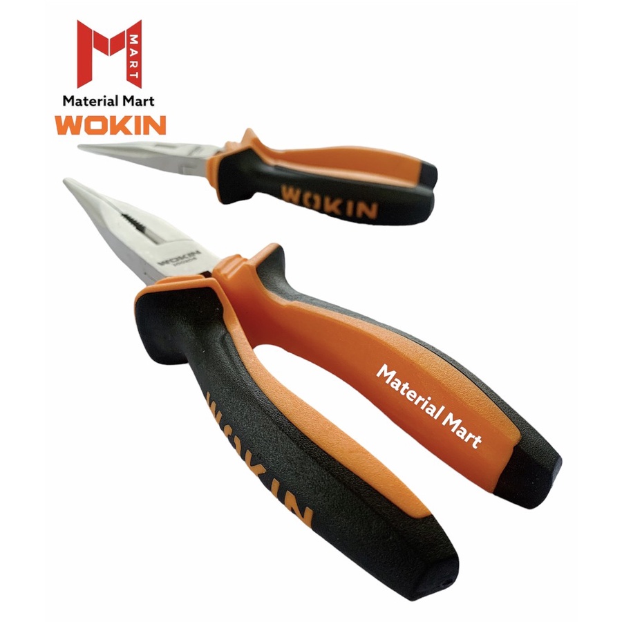 Tang Lancip 6 Inch Wokin | Long Nose Plier 8&quot; | Tang Jepit Runcing 6&quot; | Material Mart