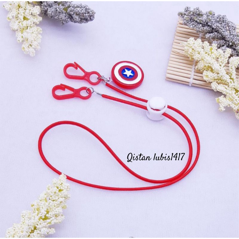 Strap mask capten Amerika beli 10 free 2