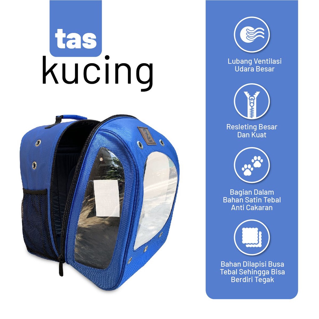 Tas Kucing Astronot  Tas Ransel Hewan Astronot Cat Bag Pet FREE BUBBLE WRAP