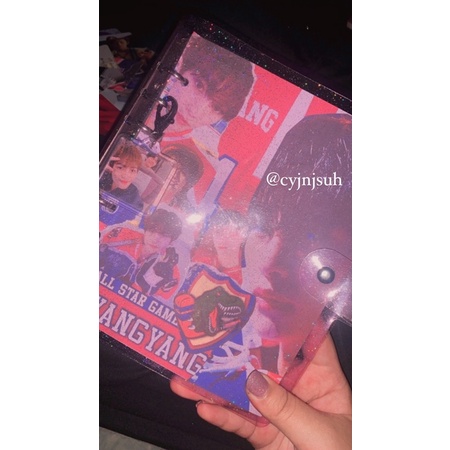 [CLEARANCE] Preloved binder jelly A5 lock included sleeve 4p (bolak balik) 23pcs