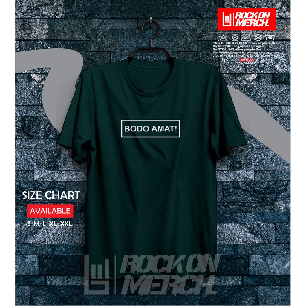 Hot Kaos Baju Kata Kata Bodo Amat Kaos Distro Kata Kata Lucu