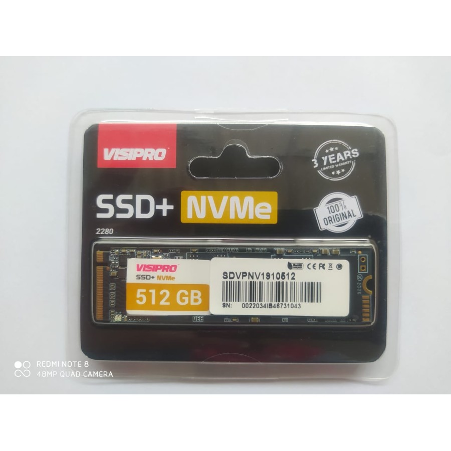 Visipro SSD NVMe 512GB - SSD NVMe M2 VISIPRO 512GB