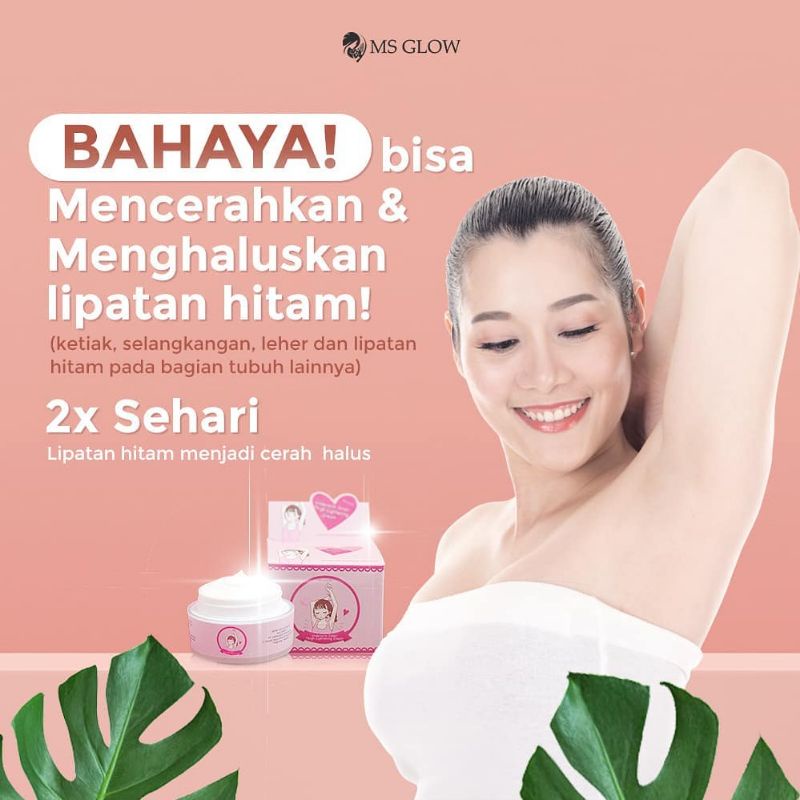 UNDERARM MSGLOW KRIM LIPATAN HITAM MS GLOW