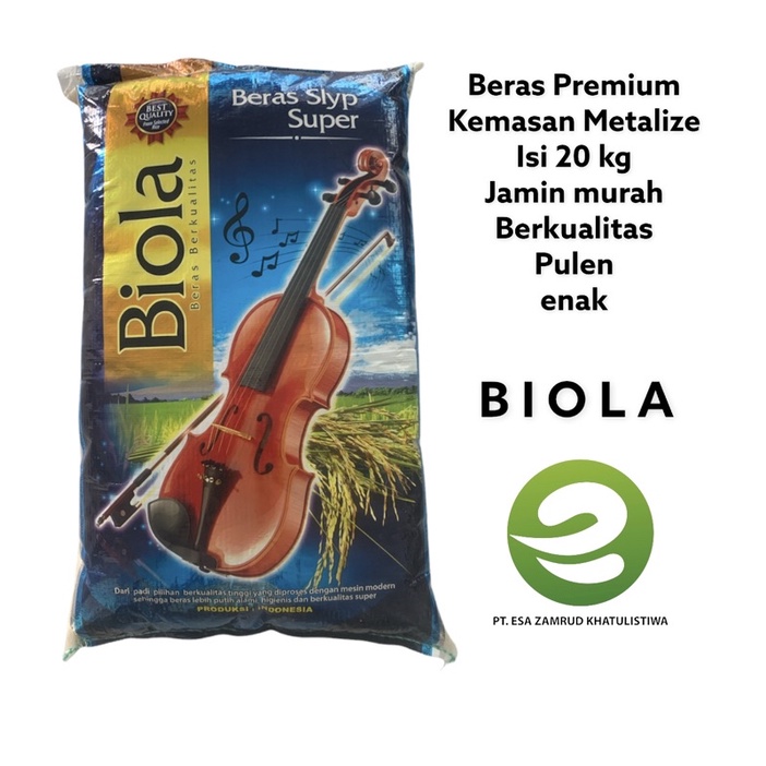 

Beras Premium Kepala SLYP Pulen Cap Biola 20kg