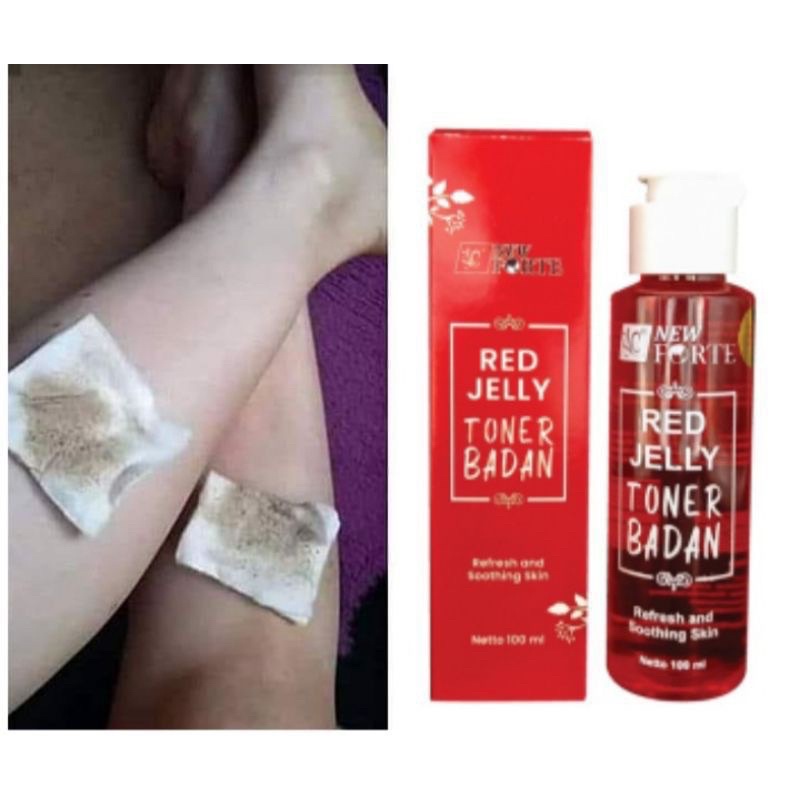 TONER BADAN RED JELLY ORIGINAL BPOM AMPUH ANGKAT DAKI