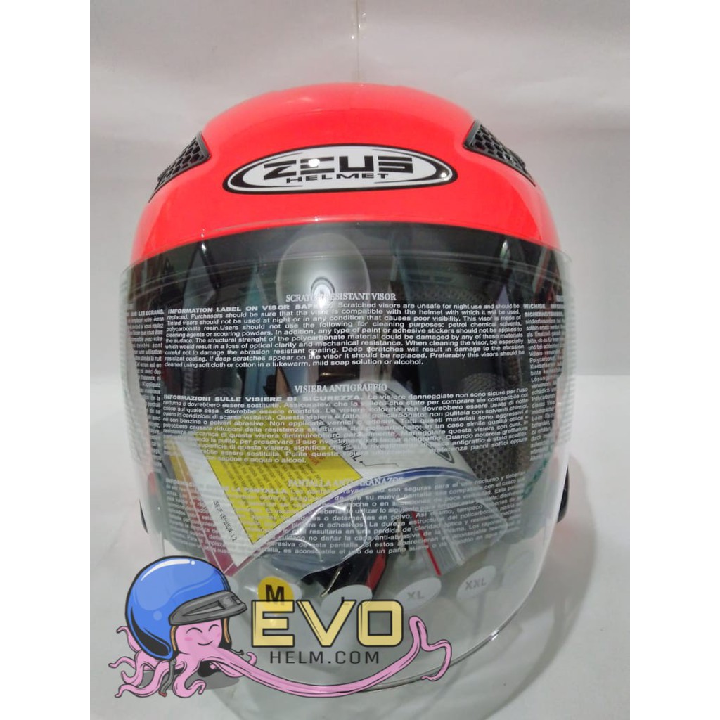 HELM ZEUS ZS - 610 SOLID ORANGE 1505 C