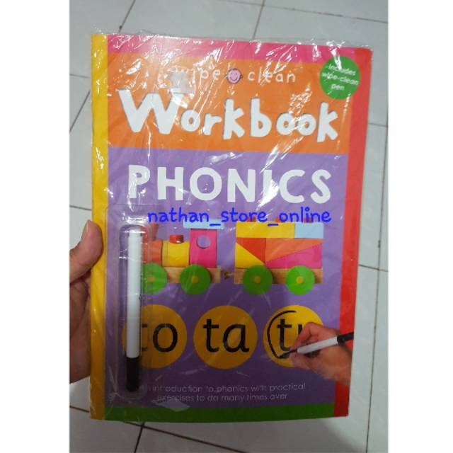 Buku Aktivitas Anak (Wipe Clean Workbook Phonics)