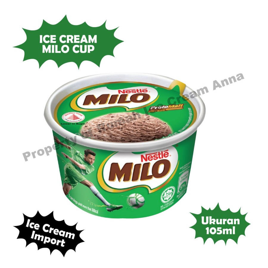 Ice Cream Milo Stick / Milo Cup Nestle