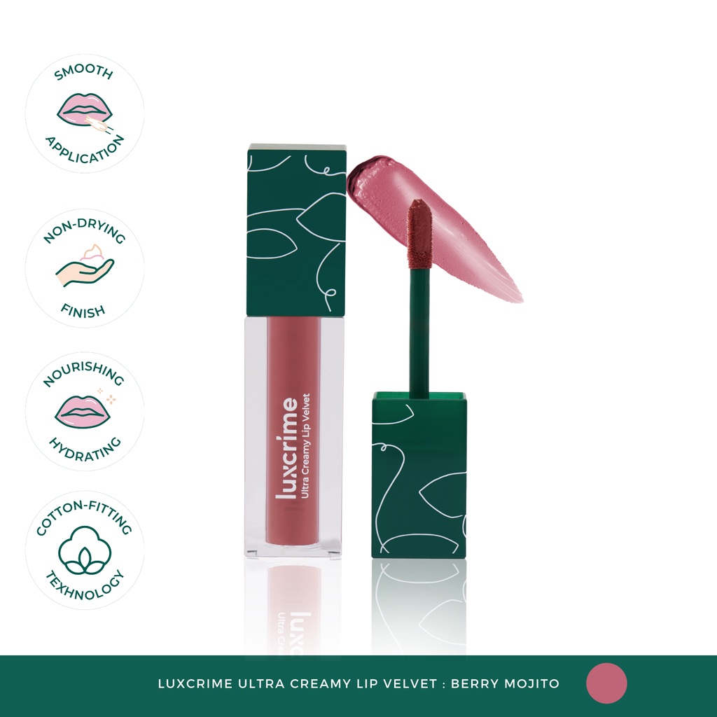 LIPBESTIE Luxcrime Ultra Creamy Lip Velvet - Berry Mojito