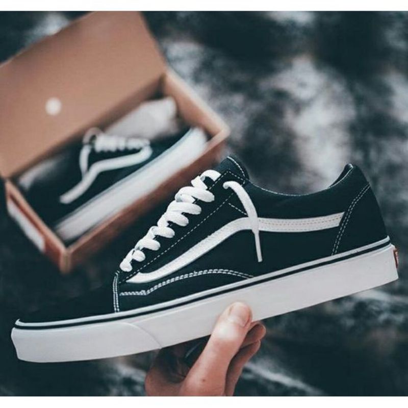 COD Sepatu Vans Old Skool Sepatu Vans Sneakers Old School Premium//sepatu keren harga termurah