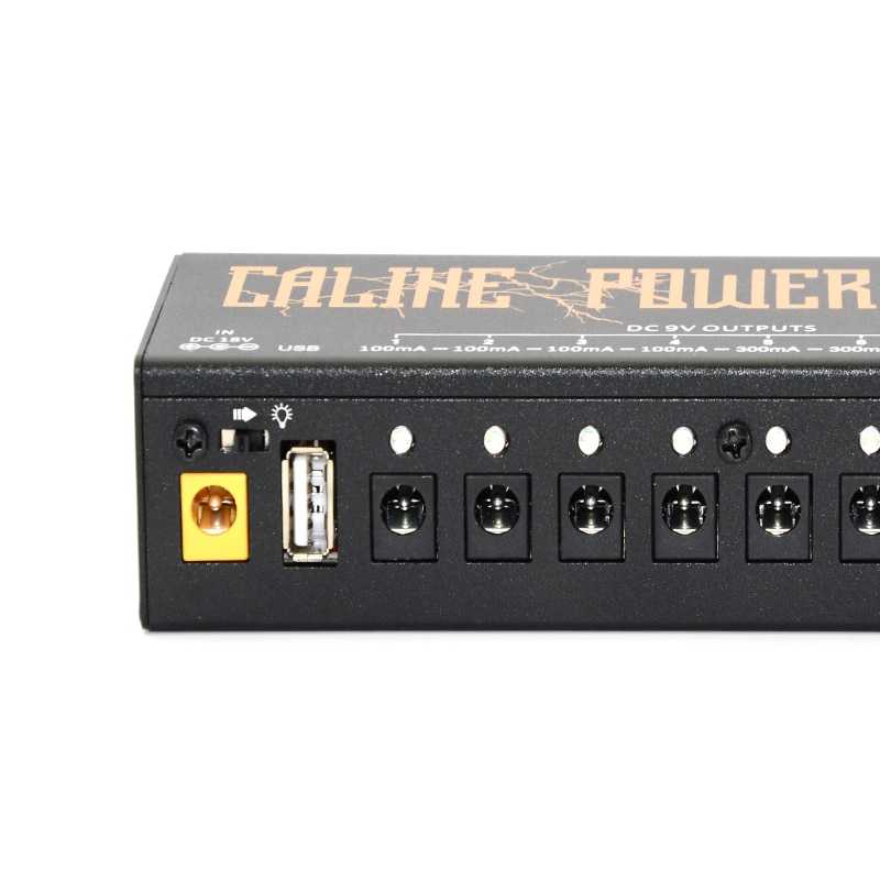 IDN TECH - Caline Power Supply Pedal Efek Gitar Multi Channel 10 Output - CP-04