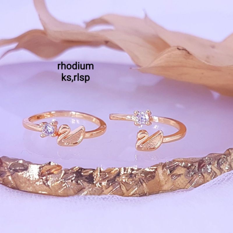 Cincin replika emas Dubai,silver dan gold unik,mewah,cantik ,anti karat