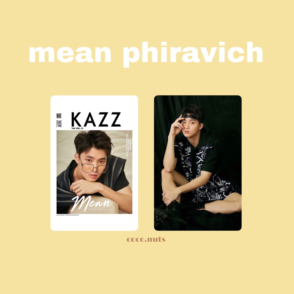 THAI ACTOR PHOTOCARD MEAN PHIRAVICH