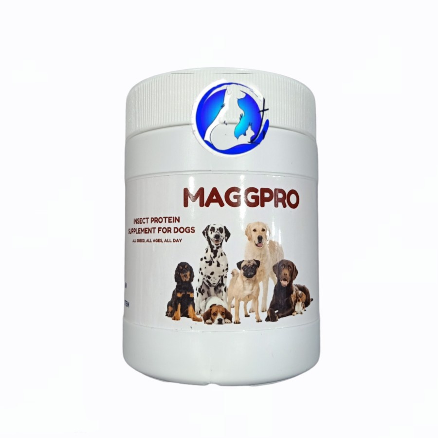 Magprofeed MAGGPRO Vitamin Penambah Imun Nafsu Makan Kucing dan Anjing Pelebat Bulu Suplemen Magpro daily mixing food cats and dog by proteinmagg