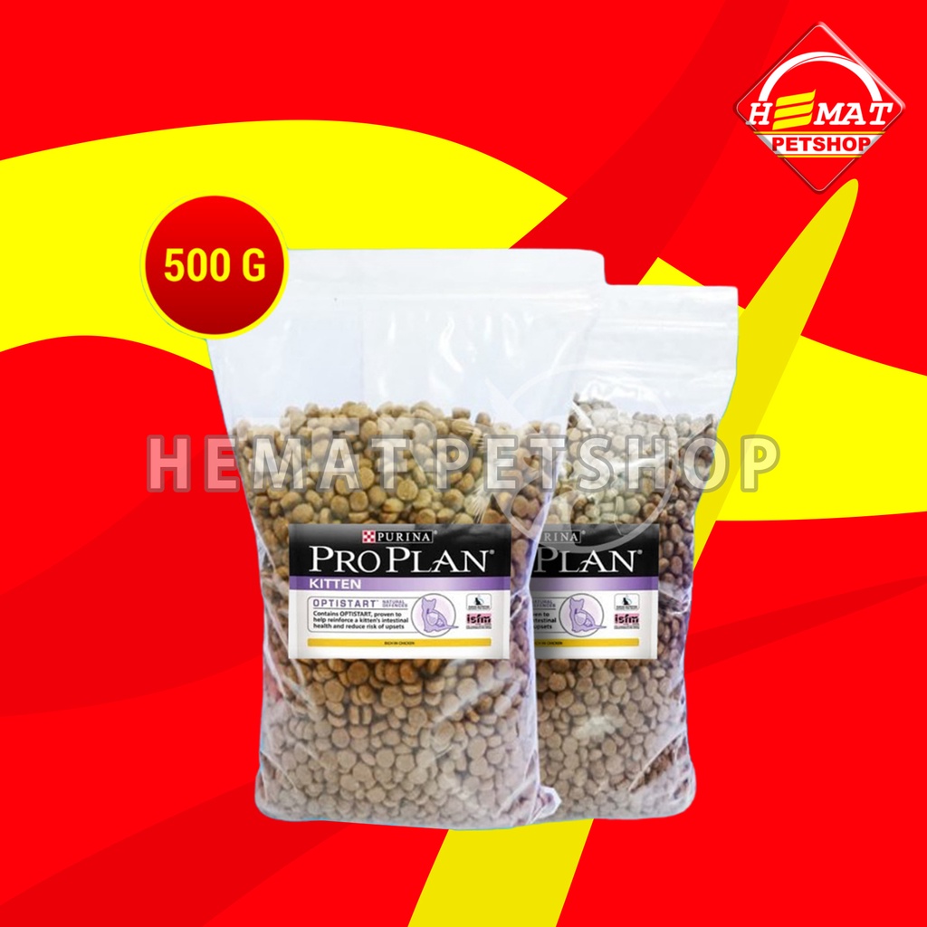 Makanan Kucing Pro Plan Kitten Repack 500 Gram / Cat Food 500 Gram