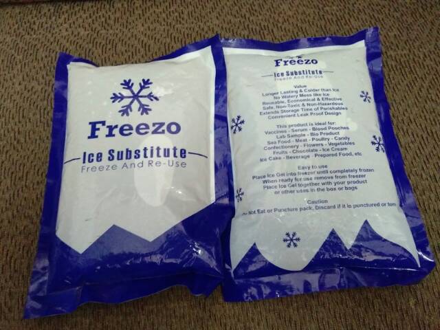 Ice gell Freezo /ice substitutie / jelly untuk menjaga cooler bag