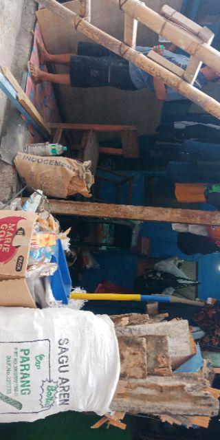 Karpet Panjang 1 Meter Tinggi 86cm Talang Warna Merah Penahan Anti Air Bocor