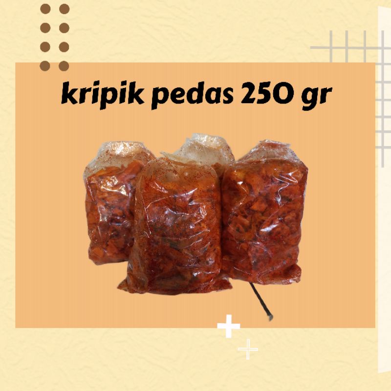 

Kripik pedas dan original