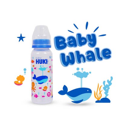 Huki Botol Dot Bayi PP SP ROUND 240ML - CI0329