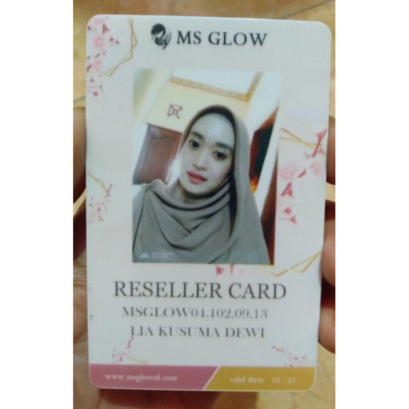 Reseller Card MS Glow