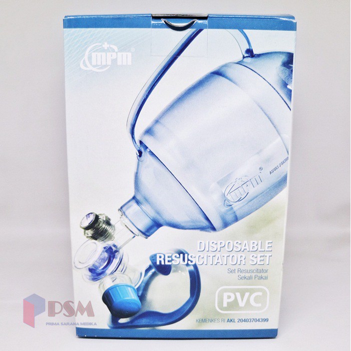 Resuscitator Set Manual PVC Ambubag MPM / Alat Bantu Resusitasi Gea