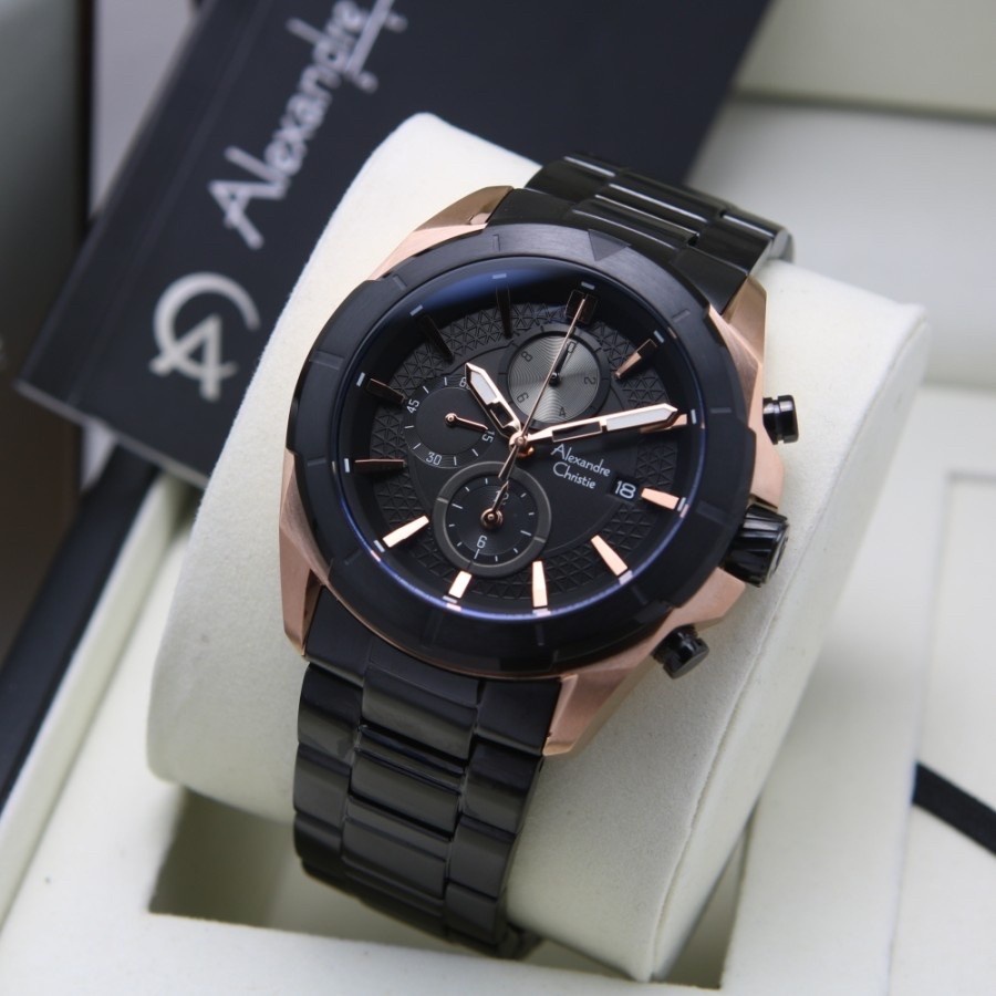 PROMO JAM TANGAN ALEXANDRE CHRISTIE  6596MC ORIGINAL