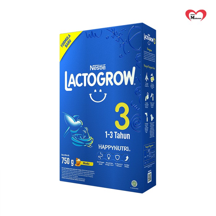 Lactogrow 3 Vanila / Madu / Original 735gr/ Toko Makmur Online