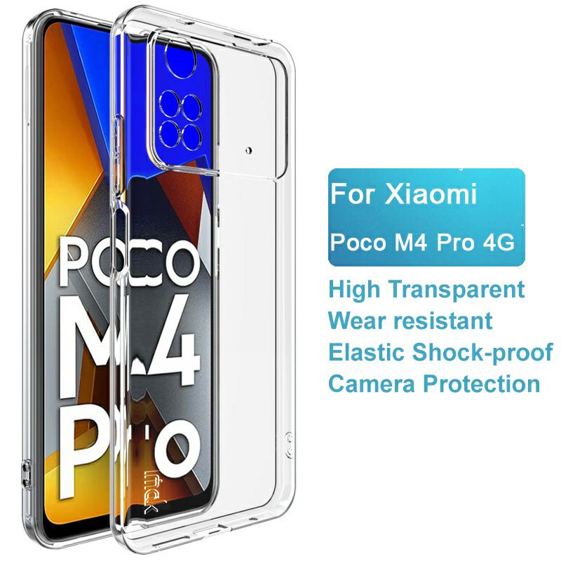 IMAK Case Xiaomi Poco M4 Pro 4G Clear Softcase UX-5