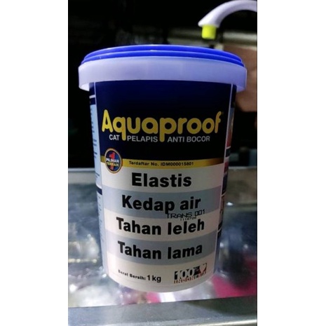 AQUAPROOF Cat pelapis anti bocor 1kg TRANSPARAN