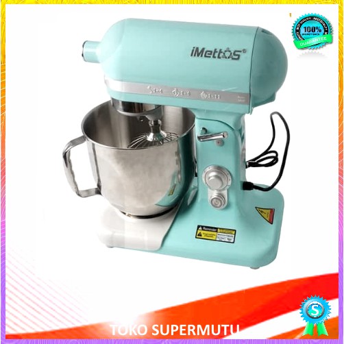 Mixer Adonan Roti 7 Liter 7500-IMETTOS (Warna Tosca)