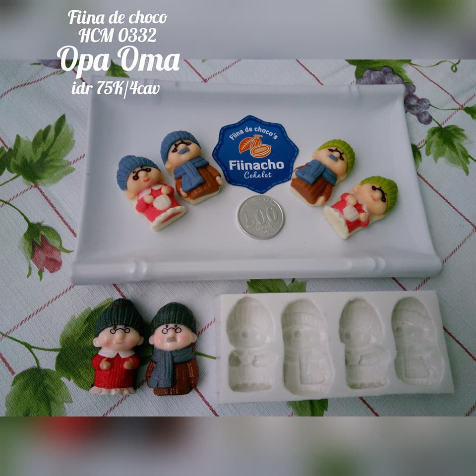 Cetakan Coklat Opa dan Oma