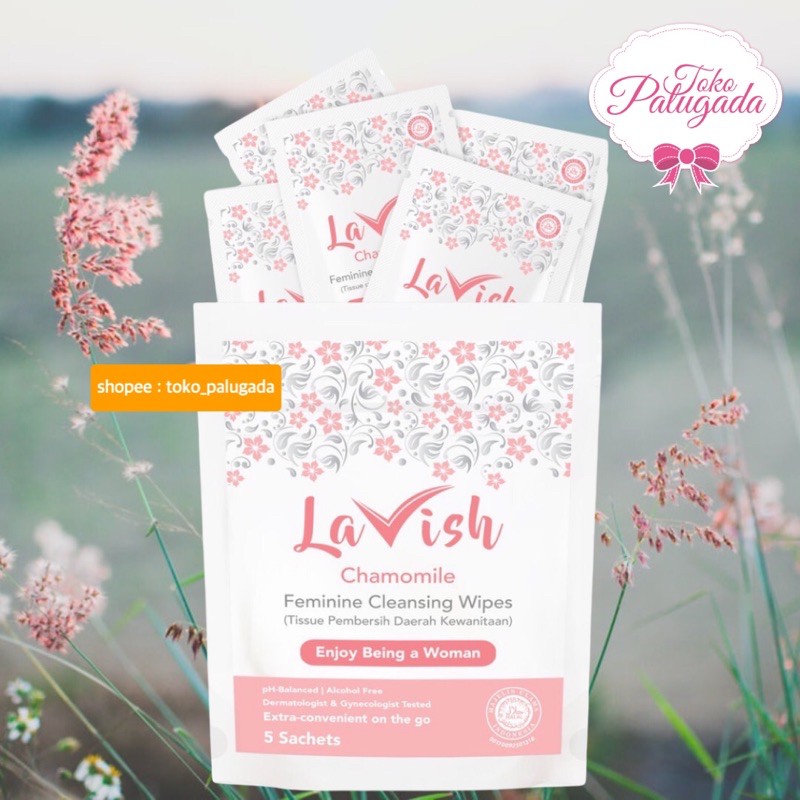 [BISA COD] Lavish Wipes - Feminine Cleansing Wipes