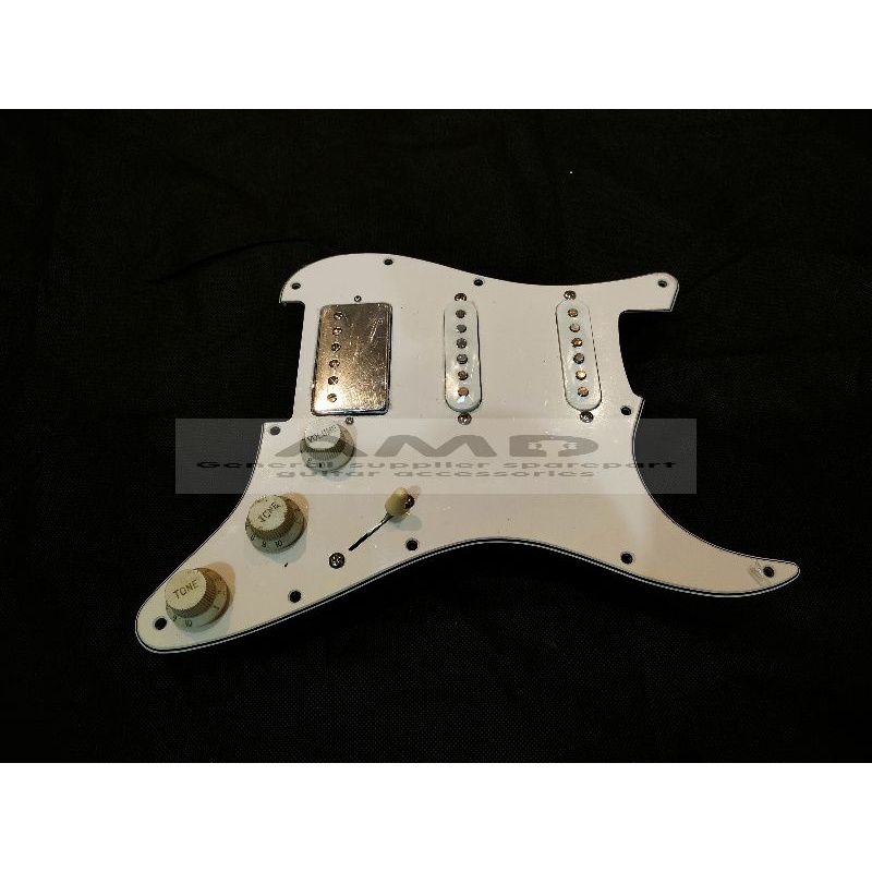 Wiring Harness Set Piguard Kit Model Fender Stratocaster Alnico Pickups G&B HSS