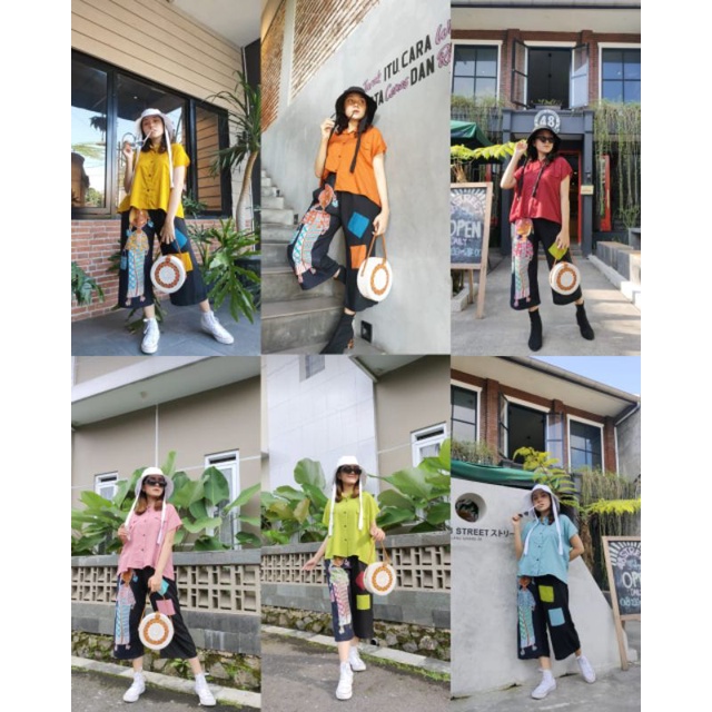 muda etnik - setelan etnik - etnik setelan - pajamas etnik - setelan etnik lucu - setelan lucu - set